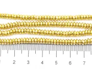 Sirag hematit rondel fatetat 4x2mm auriu