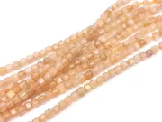 Sirag Piatra Lunii Piersica cub microfatetat 2x2mm