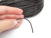 Snur piele naturala grosime 1.5mm maro inchis