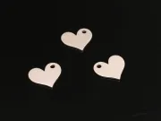 Charm inima 7x6mm argint 925 (1buc)