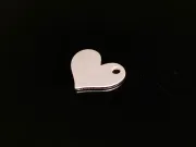Charm inima 7x6mm argint 925 (1buc)