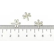 Charm otel inoxidabil 201 libelula 12x10mm