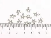 Charm otel inoxidabil 304 stea 8x7mm