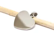 Charm otel inoxidabil 304 inima 20x19x1.5mm