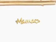 Link mama otel inoxidabil 201 auriu 33.5x9x3mm