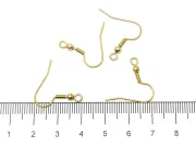 Tortite cercei otel inoxidabil 304 auriu 20x19mm (2buc)