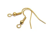 Tortite cercei otel inoxidabil 304 auriu 20x19mm (2buc)