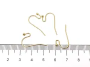 Tortite cercei otel inoxidabil 304 auriu 22x12mm (2buc)