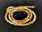 Margele cristal biconic 3mm miere AB (sirag)