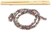 Margele cristal biconic 3mm ametist AB (sirag)