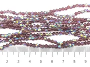 Margele cristal biconic 3mm ametist AB (sirag)