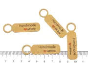 Etichete hartie handmade 49x13x0.5mm natur (50buc)