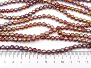 Margele sticla 6mm burgundy grape AB (sirag)