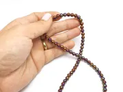 Margele sticla 6mm burgundy grape AB (sirag)