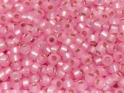 Miyuki Rocailles Rotunde 11/0 Silver Lined Opal Light Pink (10g)