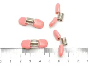 Bead Stopper - opritor margele pe ata 2.7x1.2x1cm rose