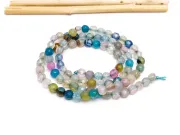 Sirag agate fatetat 4mm mix pastel