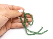 Sirag jad rondel 4x3mm verde