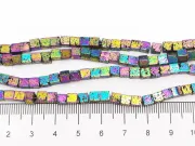 Sirag lava electroplacata cub 4x4mm metalic mix