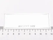 Cartonas suport bijuterii Argint 925 - 8.6x3cm (50buc)