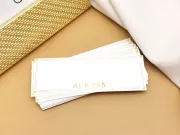 Cartonas suport bijuterii Aur 585 - 8.6x3cm (50buc)