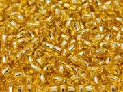 Toho rotunde 11/0 silver lined lt topaz (5g)