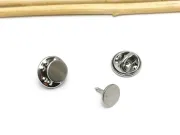 Baza rever/brosa otel inoxidabil 304 cu pin si fluturas 8mm
