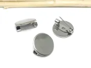 Baza pentru brosa otel inoxidabil 304 platou 14mm