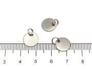 Charm otel inoxidabil 304 banut cu za 10mm