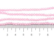 Sirag Cubic Zirconia sfere fatetate 3mm roz