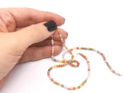 Sirag Cubic Zirconia sfere fatetate 3mm multicolor