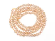 Sirag Cubic Zirconia sfere fatetate 3mm bej sampanie