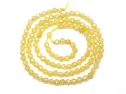 Sirag Cubic Zirconia sfere fatetate 3mm galben