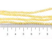 Sirag Cubic Zirconia sfere fatetate 3mm galben