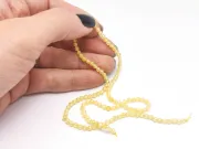 Sirag Cubic Zirconia sfere fatetate 3mm galben