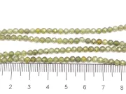 Sirag Cubic Zirconia sfere fatetate 3mm olive