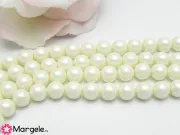 Perle preciosa maxima 8mm pearlescent cream (1buc)