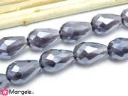Cristal picatura 15x10mm indigo (1buc)