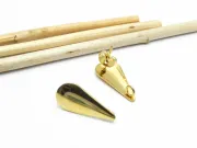 Tortite cercei otel inoxidabil 304 auriu cu opritor 20x9mm (2buc)