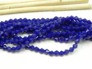 Margele cristal biconic 4mm blue opac (sirag)
