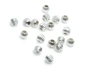 Biluta cu striatii Argint 925 - 3x2.5mm (1buc)