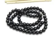Perle de sticla calitate a 6mm negru (sirag)