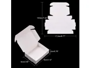 Cutiuta carton pentru bijuterii 8x6x2cm alb