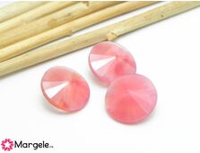 Matubo rivoli 12mm pink pearl (1buc)