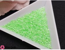 Miyuki delica 11/0 linded crystal lt. green (5g)