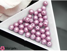 Perle cehia 6mm powder pastel lavander (10buc)