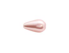 Perle preciosa pear 10x6mm rosaline (1buc)