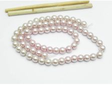 Sirag perle de sticla calitate a 6mm mix roz