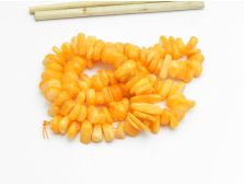 Sirag chipsuri sidef 6~16x4~7mm portocaliu