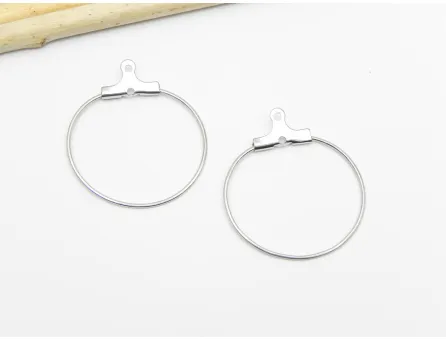 Tortite cercei otel inoxidabil 304 - 29x25mm (2buc)